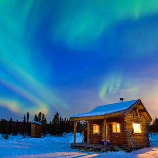 Winter tranquility wallpaper