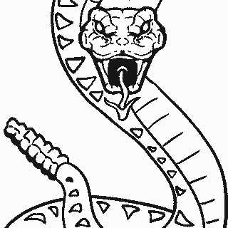 Snake drawing wallpaper
