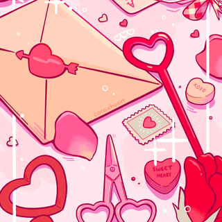 Lovecore aesthetic wallpaper