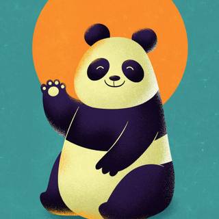 Panda iPhone wallpaper