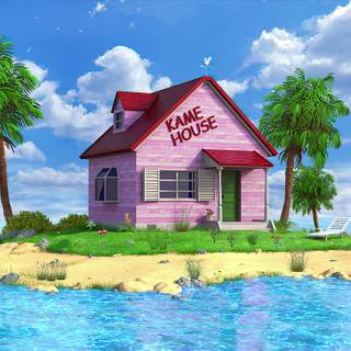 Dragon Ball Kame House wallpaper