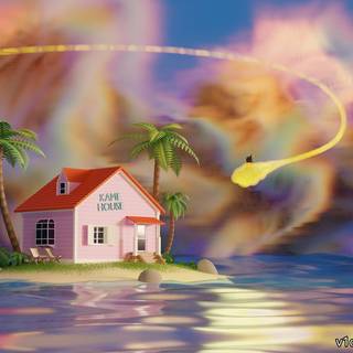 Dragon Ball Kame House wallpaper