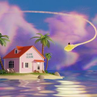 Dragon Ball Kame House wallpaper