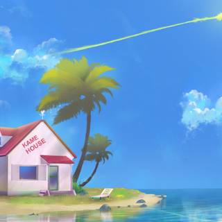 Dragon Ball Kame House wallpaper