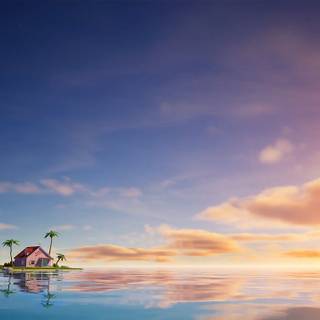 Dragon Ball Kame House wallpaper