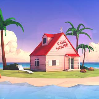 Dragon Ball Kame House wallpaper