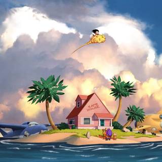 Dragon Ball Kame House wallpaper