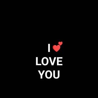 I love you black and white wallpaper
