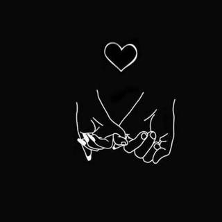 I love you black and white wallpaper