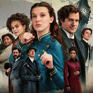 Sherlock and Enola Holmes wallpaper