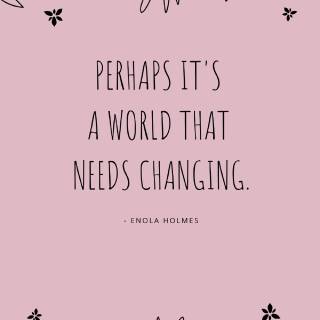 Sherlock and Enola Holmes wallpaper