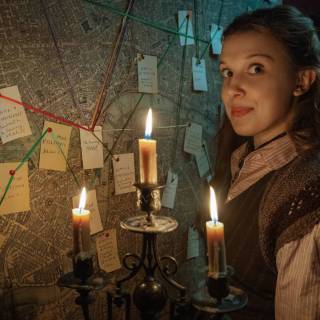 Sherlock and Enola Holmes wallpaper