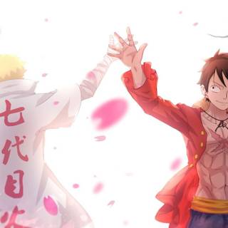 Luffy vs Naruto wallpaper