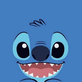 Blue Stitch wallpaper