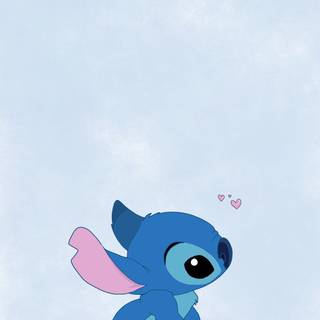 Blue Stitch wallpaper