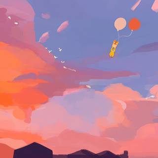 Aesthetic art desktop wallpaper