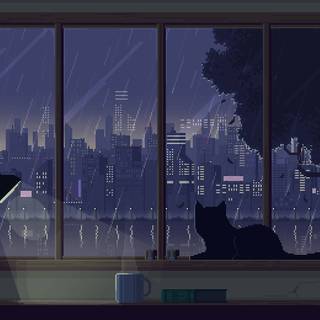 Aesthetic art desktop wallpaper