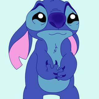 Blue Stitch wallpaper