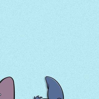 Blue Stitch wallpaper