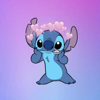 Blue Stitch wallpaper
