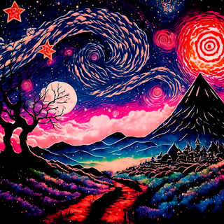 Aesthetic art desktop wallpaper