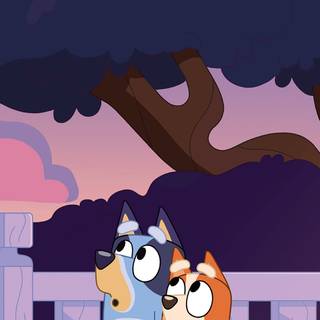 Bluey and Bingo wallpaper