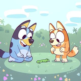 Bluey and Bingo wallpaper