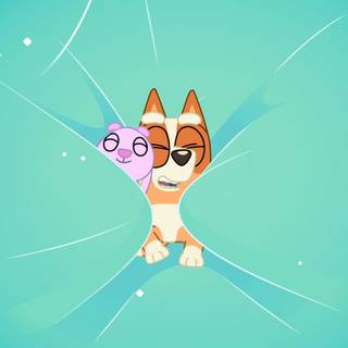 Bluey and Bingo wallpaper
