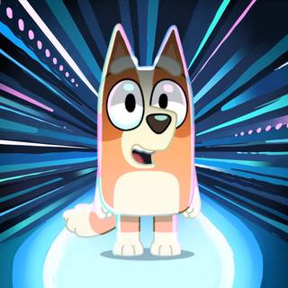 Bluey and Bingo wallpaper