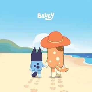 Bluey and Bingo wallpaper