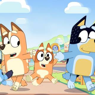 Bluey and Bingo wallpaper