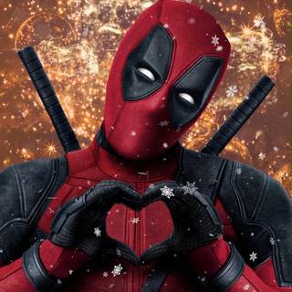 Christmas Deadpool wallpaper