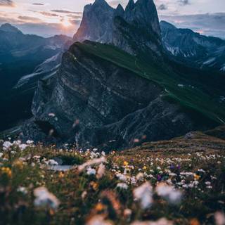 Alps Mountains iPhone wallpaper