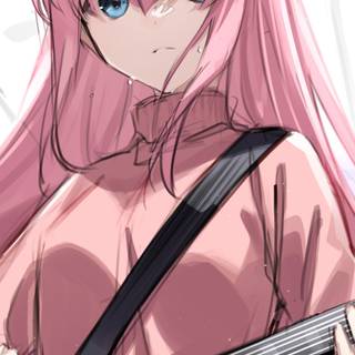 Bocchi The Rock iPhone wallpaper