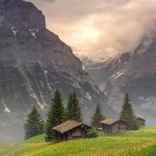 Alps Mountains iPhone wallpaper