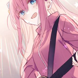 Bocchi The Rock iPhone wallpaper