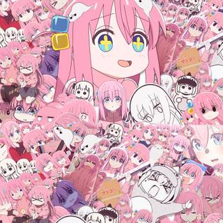 Bocchi The Rock iPhone wallpaper