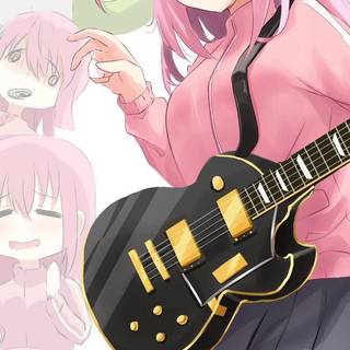 Bocchi The Rock iPhone wallpaper
