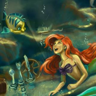 The Little Mermaid desktop wallpaper