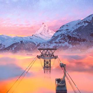 Alps Mountains iPhone wallpaper