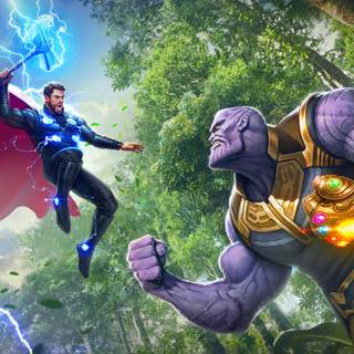 Avengers Infinity War Thor desktop wallpaper