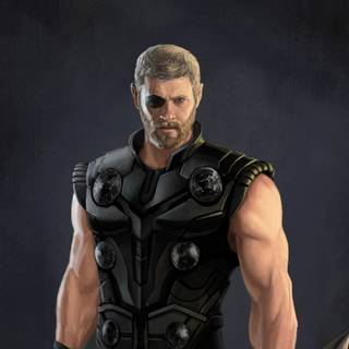 Avengers Infinity War Thor desktop wallpaper