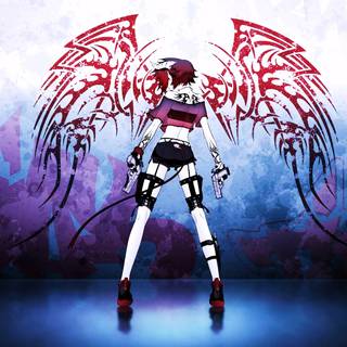 Tattoo girl anime wallpaper