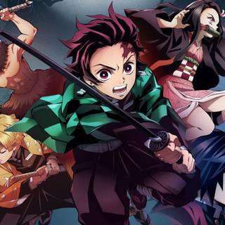 Demon Slayer Kimetsu No Yaiba PS5 wallpaper