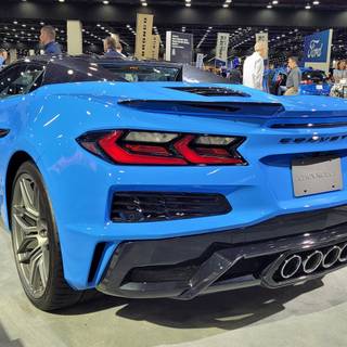 2023 Corvette blue wallpaper