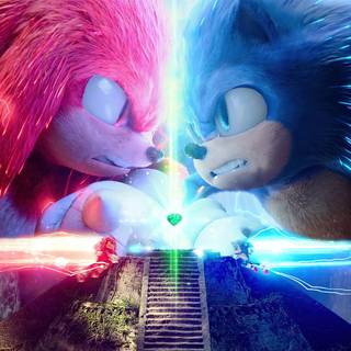 Knuckles and Rouge wallpaper