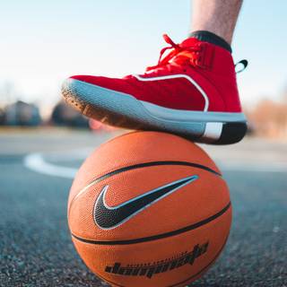 Shoes and basketball wallpaper