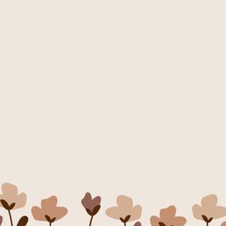 Spring brown wallpaper