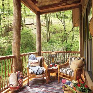 Cozy porch wallpaper
