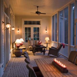 Cozy porch wallpaper